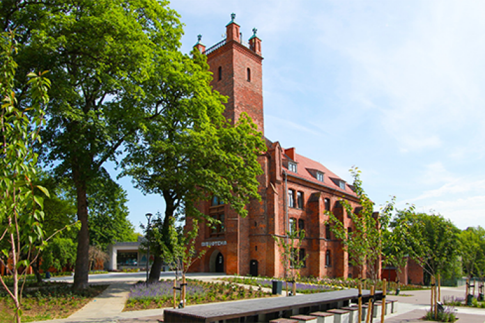Budynek biblioteki w Słupsku