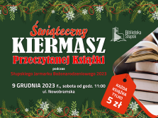 Kiermasz Przeczytanej Książki podczas Słupskiego Jarmarku Bożonarodzeniowego 2023